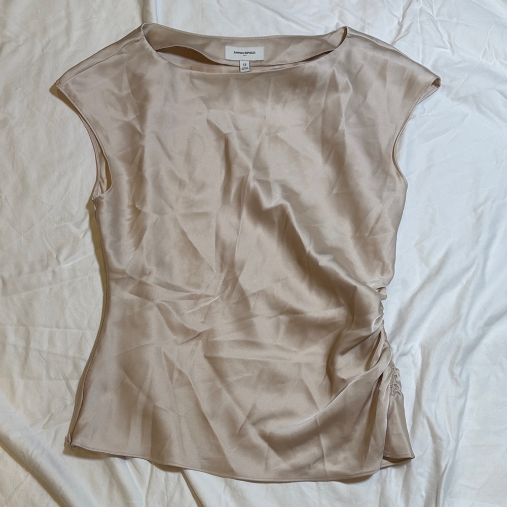 Banana Republic Beige Blouse